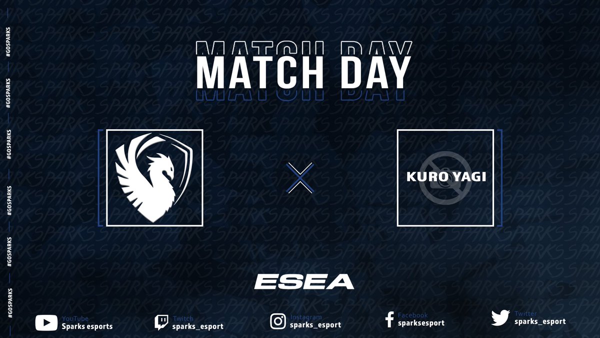 sparks_esport's tweet photo. ⚪️🔵JOUR DE MATCH 🔵⚪️
Nouvelle semaine, nouveau match !  

🆚 Kuro Yagi
🗺 Mirage
🕤 21h00
🎙 @k1ota_cs &amp; @NE0M_real
📺 https://t.co/bXQKC4iyBv

#GOSPARKS #CSGOFR #CSGO #ESEA #OPEN https://t.co/Ebk3dR7pFf