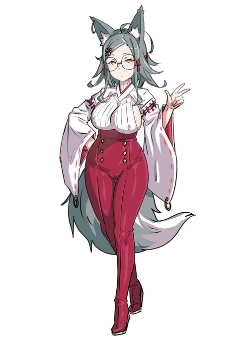 きつね系うちのこ作ってみた 