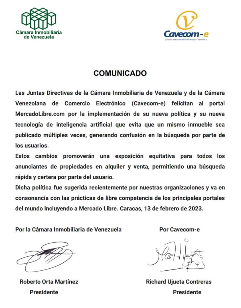 RobertoeOrta's tweet photo. Comunicado relativo a publicaciones inmobiliarias en https://t.co/Vjo2yPLbxu https://t.co/NFdE5kmMpp