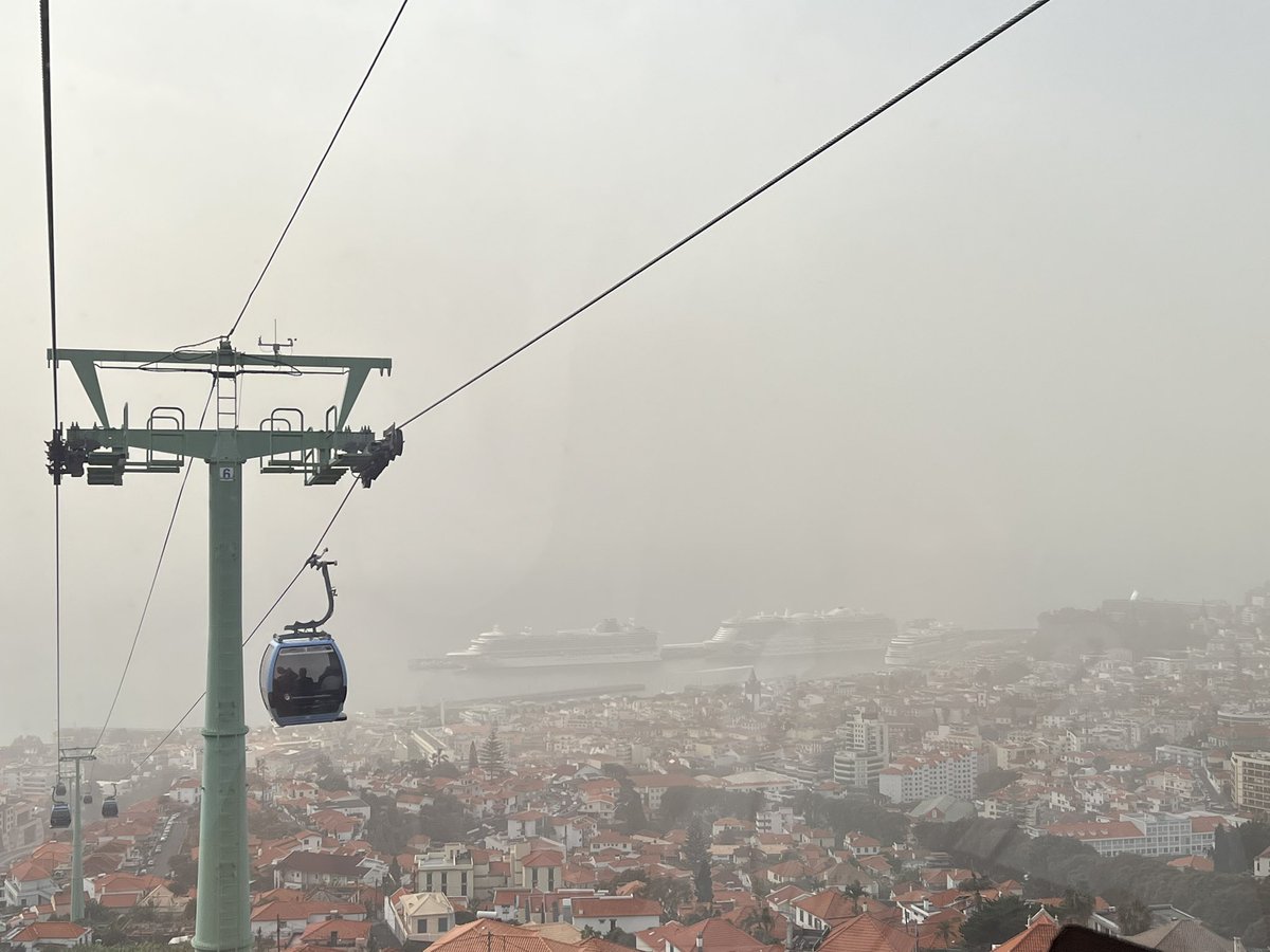 Can just about see the ship in the distance <a href="/pandocruises/">P&O Cruises</a> Azura