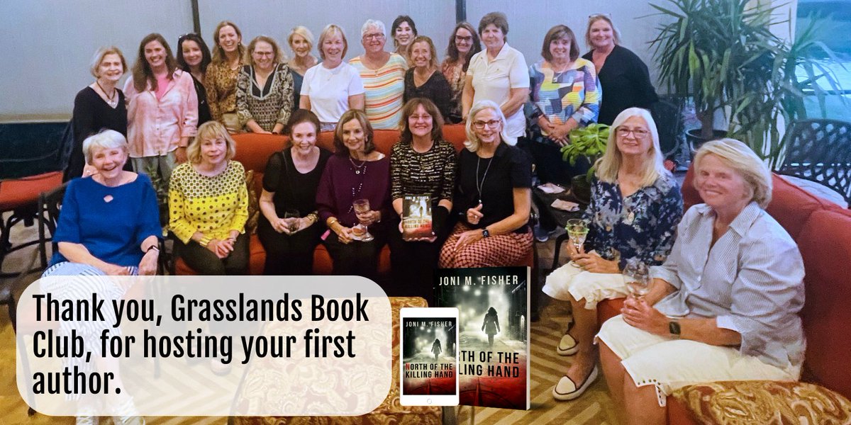 JoniMFisher's tweet image. I am honored and grateful to be the first author hosted by the Grasslands Book Club! #thankful #grateful #lkld #lkldfl #communitylove #supportlocal #sunshinestateofmind #centralflorida #lovelakeland #BookClub #bookclubreads #readingcommunity #compasscrimes