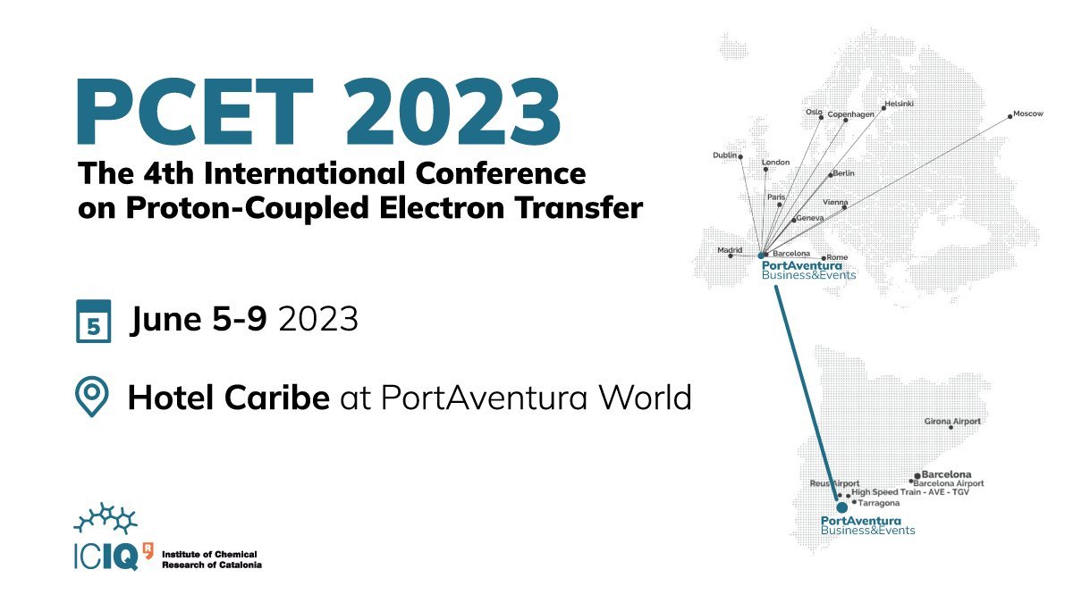 @licrox (@licrox_project) on Twitter photo Our coordinator <a href="/ICIQchem/">ICIQ</a> invites you to participate in the 4th International Conference on Proton-Coupled Electron Transfer #PCET2023
Check out the program here!👉pcet4.com Don't miss the opportunity to give a short talk, submit your abstract before March 29! Our coordinator <a href="/ICIQchem/">ICIQ</a> invites you to participate in the 4th International Conference on Proton-Coupled Electron Transfer #PCET2023
Check out the program here!👉pcet4.com Don't miss the opportunity to give a short talk, submit your abstract before March 29!