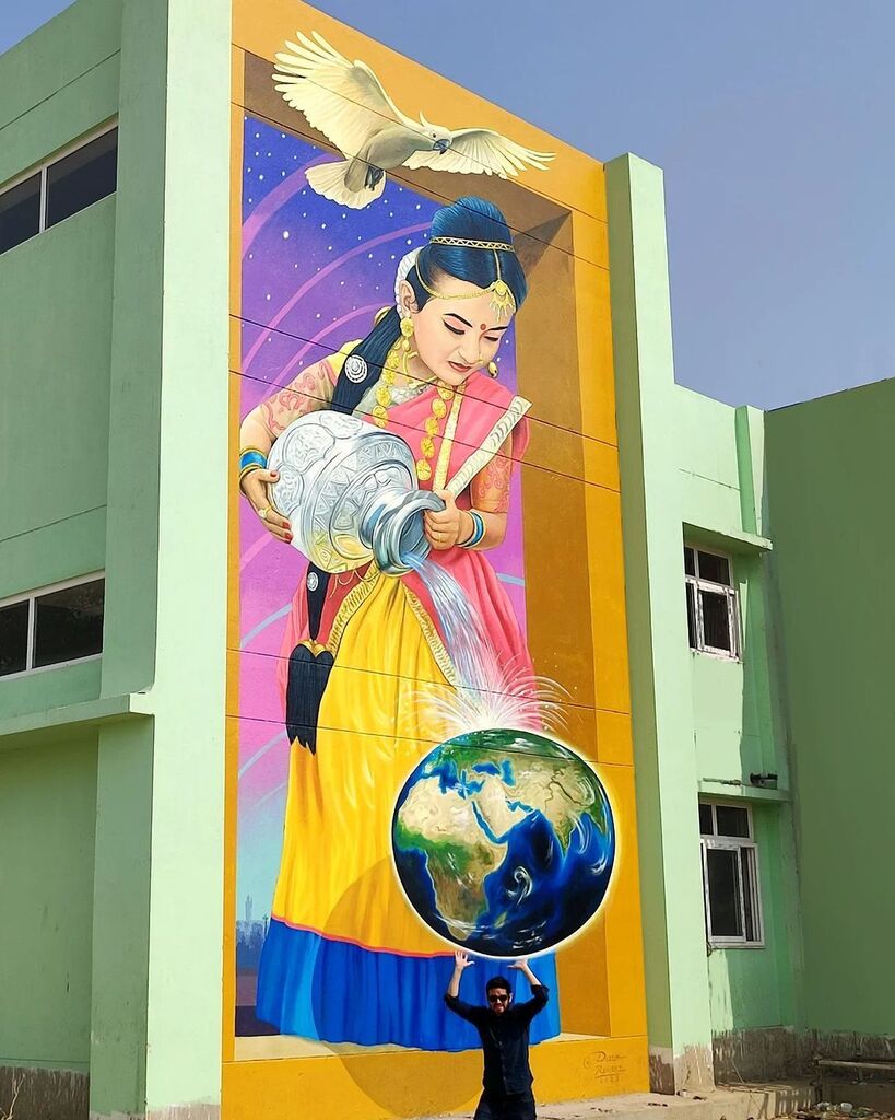 streetartUS's tweet photo. #Streetart by #Dazer @dazerramirez in #Jajpur, India, curated by
#SachinKaluskar @sachin.kaluskar
More info at: https://t.co/FjinJmDIYk
Via @cultureforfreedom
#streetartJajpur #streetartIndia #Indiastreetart #art #graffiti
#murals #murales #urbanart #m… https://t.co/KqnQxpHyks https://t.co/2JSdrmnA9v