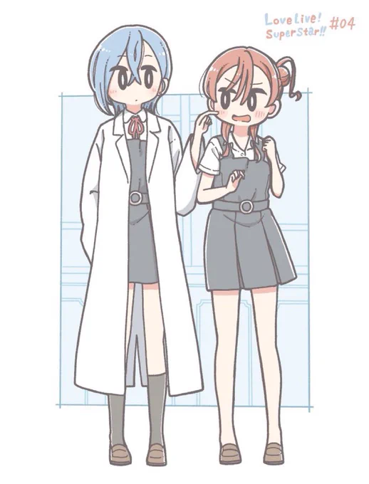 今週ちょこリエ無いので、アニメ放送中に描いたファンアート再掲しておきます#lovelive #Liella 