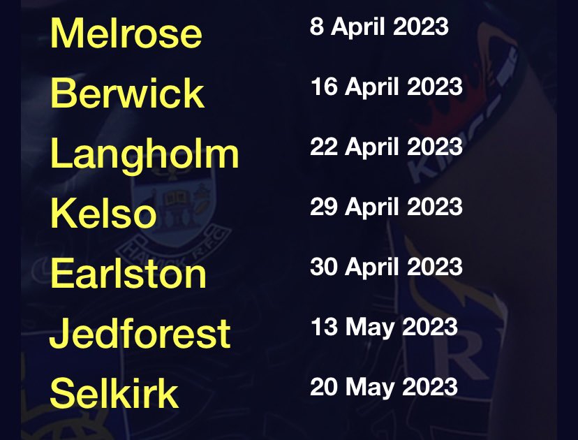 KingsOf7s's tweet image. Delighted to announce that the remaining 7 rounds of this season’s Kings of the 7s will all be live on Borders Rugby Radio - every single tie will be broadcast from start to finish plus pitch side interviews. Here’s the fixtures &amp;amp; table.