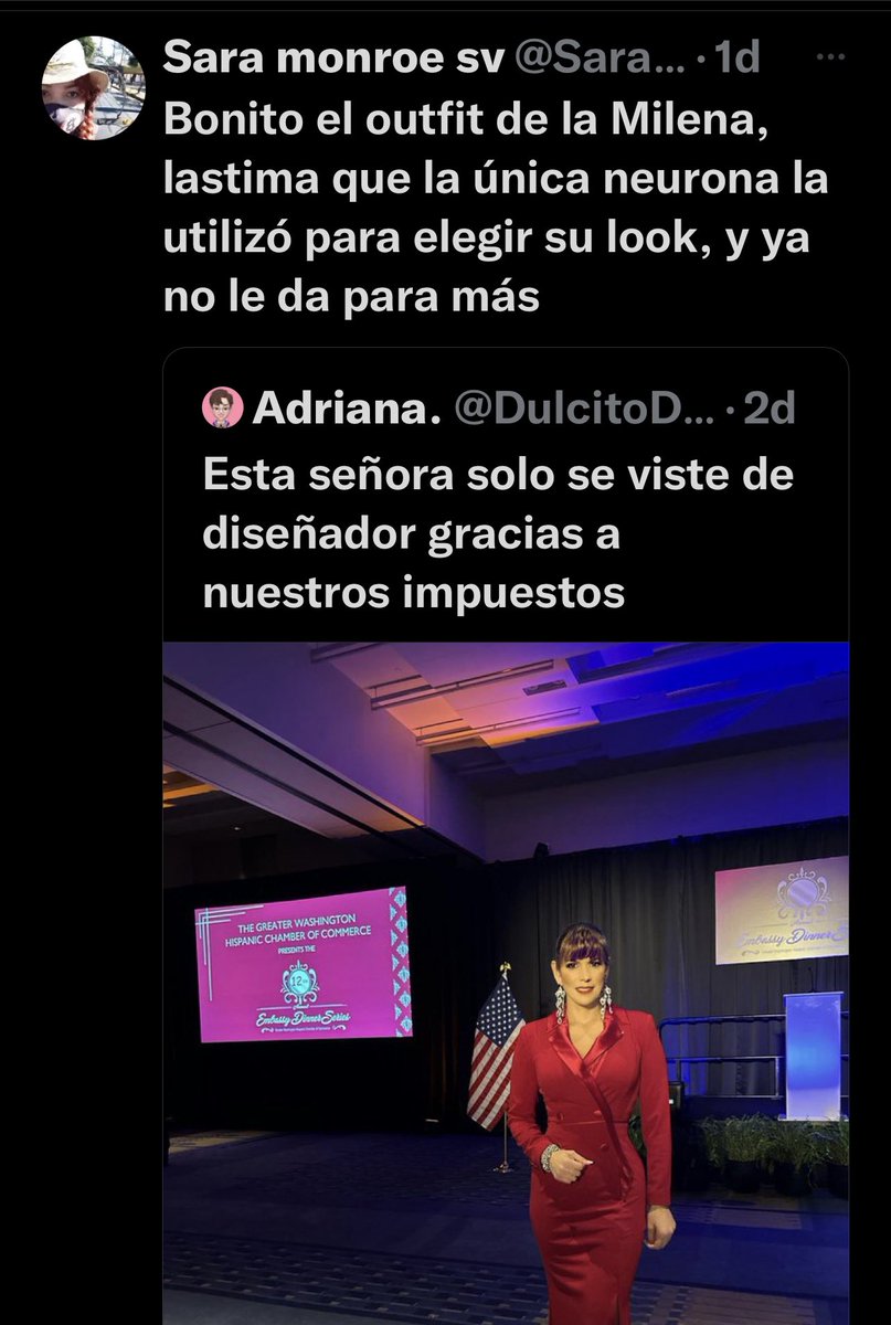 herbcastigue's tweet image. Es el colmo, un sapo inflado como la @Saramonroesv criticando a una reina como @MilenaMayorga  Nambe chele los pájaros disparándole a las escopetas.  Ubiquese mamita Monroe, usted está fella y gordita