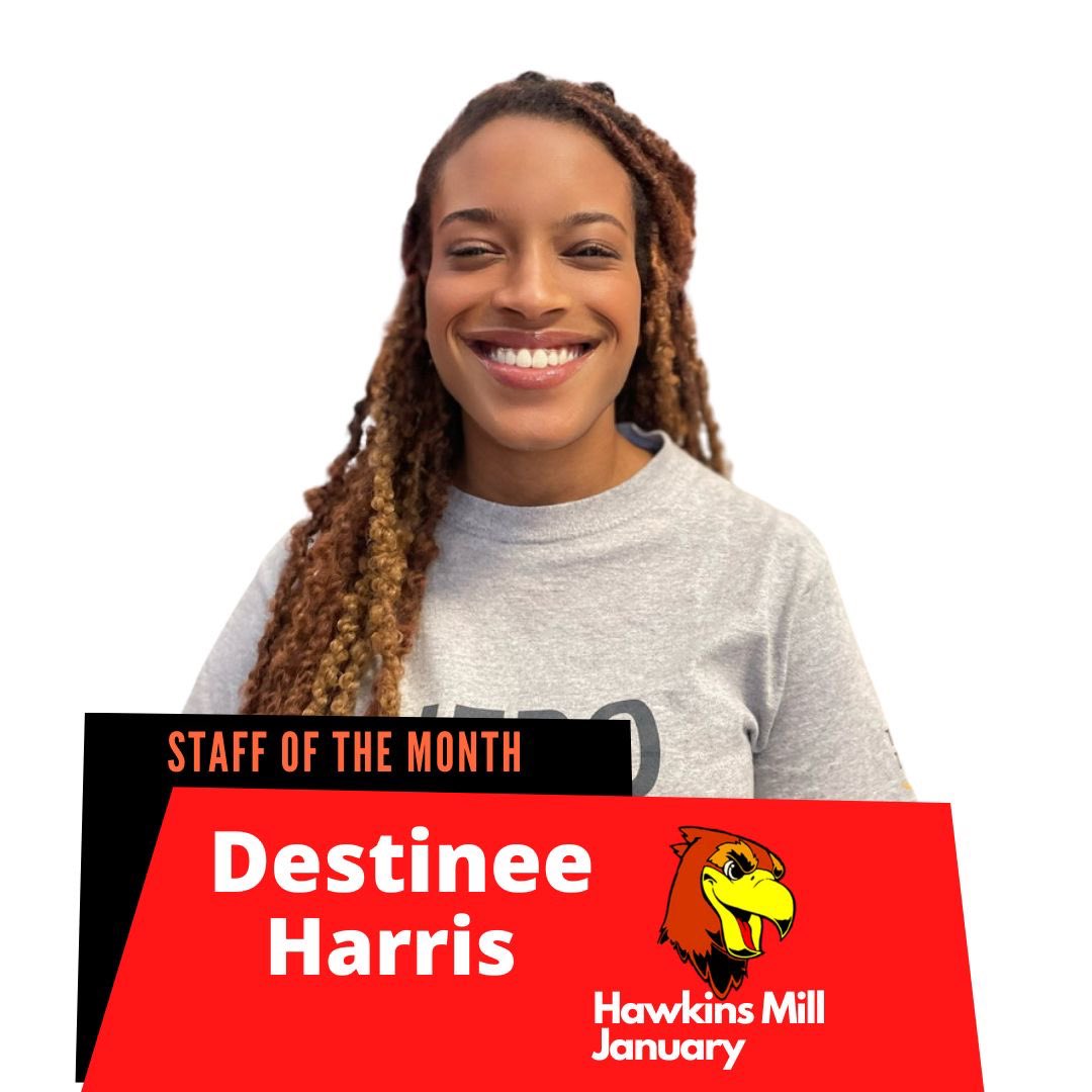 #TheMill would like to recognize The Teacher of the month Ms. Butler (2nd Grade Teacher &amp; PLC Coach) and Staff of the Month Ms. Harris (1st Grade Assistant)

Your heartwork here at #TheMill is very much appreciated ‼️❤️🤍
THANK YOU‼️<a href="/hmehawks/">Hawkins Mill</a>