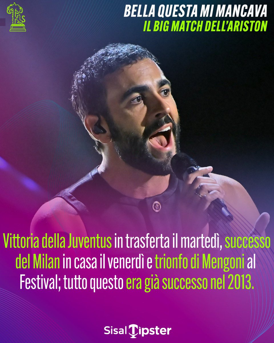 Quell’incredibile sensazione di déjà vu… un film già visto quello appena concluso a Sanremo 2023 🔙

#sisaltipster #tquality #tqualitydaldivano #ilbigmatchdellariston #ilprotagonista  #sanremo #sanremo2023 #mengoni