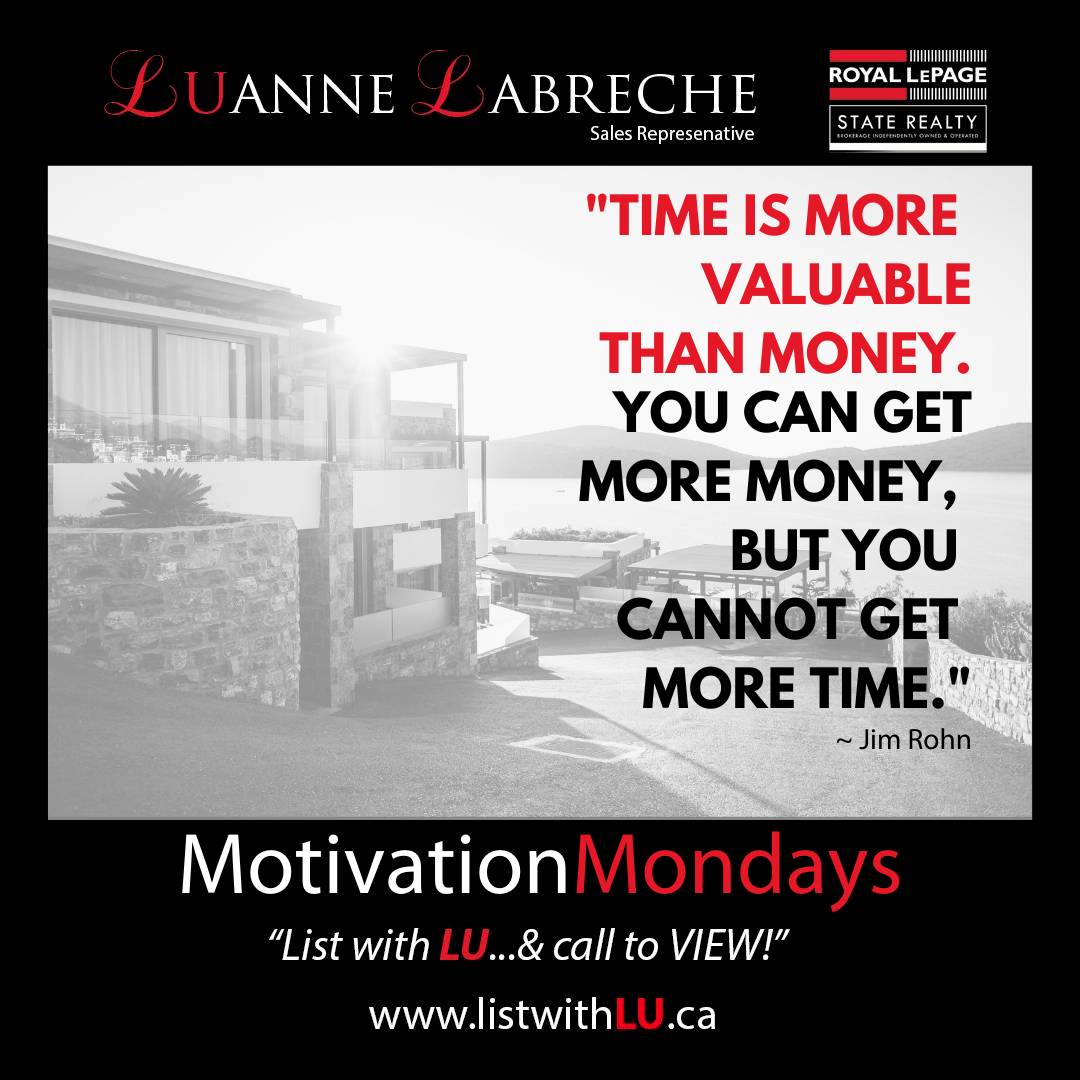 listwithLU's tweet image. LU helping YOU!
☎️ 905-574-4600⠀⠀⠀
🌐 listwithLU.ca
📧 lu@listwithlu.ca

#Motivation #MotivationMonday #Time #Money #listwithLU #LUtoView #LUanneLabreche #sellingahouse #buyingahome #ReferralsWelcome #Hamilton #HamOnt #Niagara #Halton #Haldimand #Norfolk #Brant