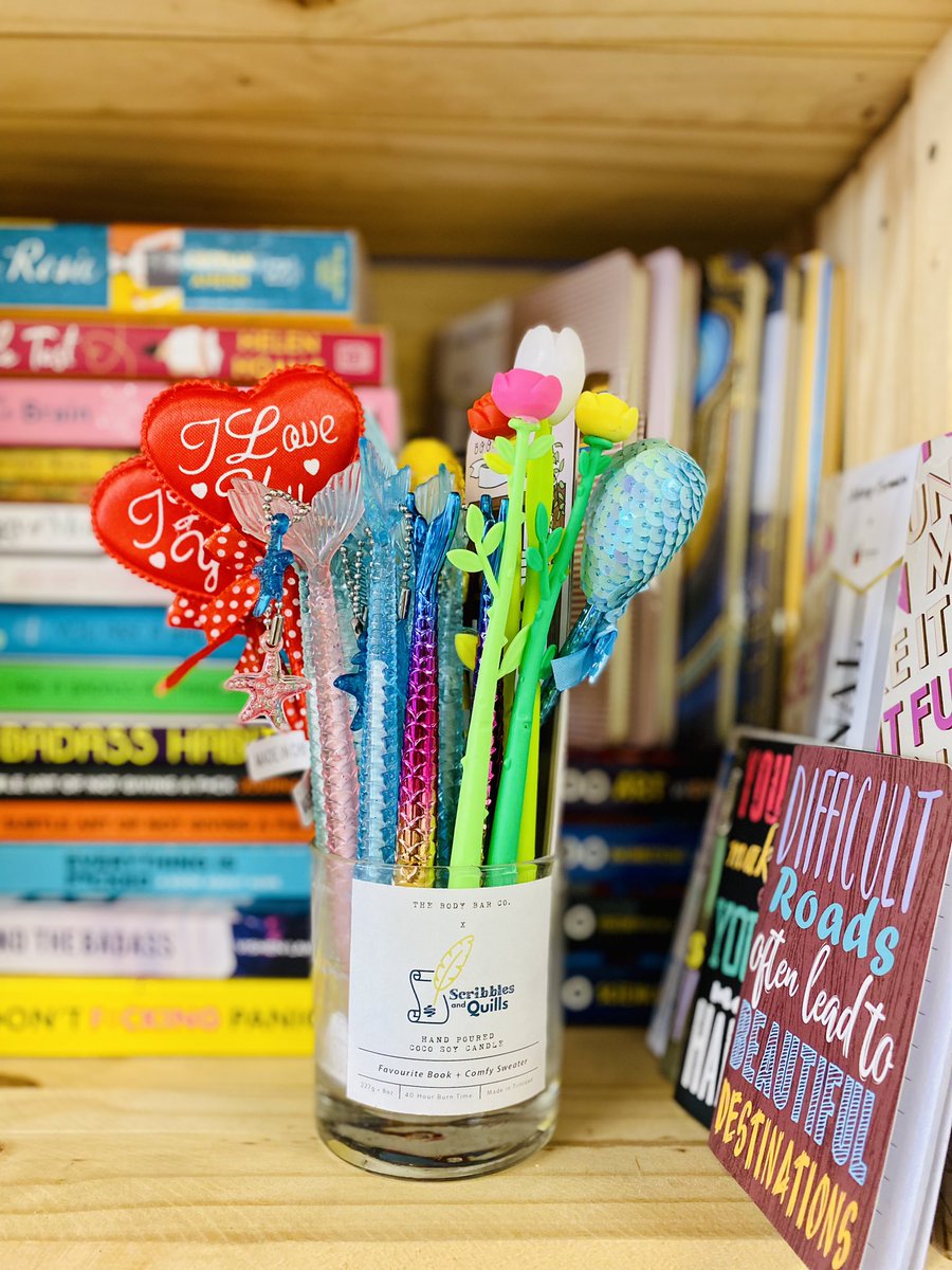 Scribbles_Q's tweet photo. Find some of our books and things available at Kettle Brew Cafe at KVS Plaza, Caroni South Bank Road 📚🖊️📖
Feel free to request particular titles and items you’d like to see stocked at this location! 📍
#kettlebrewcafe #supportlocaltt #scribblesandquills https://t.co/E2TDYS923t