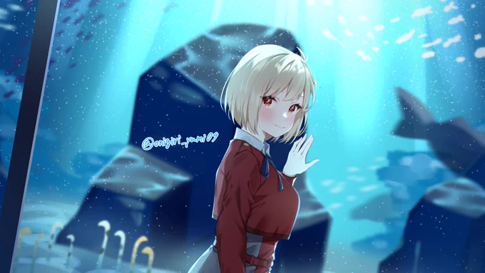 #リコリコ2期嬉しすぎる!!また2人で水族館行ってくれ〜〜!! 