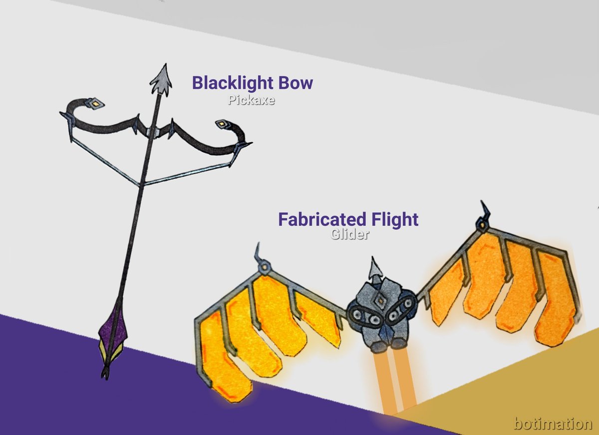 botimation's tweet photo. [CONCEPT]

🔸️Midnight Flight Set🔸️

With the help of Sylvie building him a new set of wings, Basilisk aims to strike down the Oathbound as they once did to him.

#FortniteArt #FortniteConcept #FortniteConceptArt #FortniteChapter4 https://t.co/BqUh1UWQu4