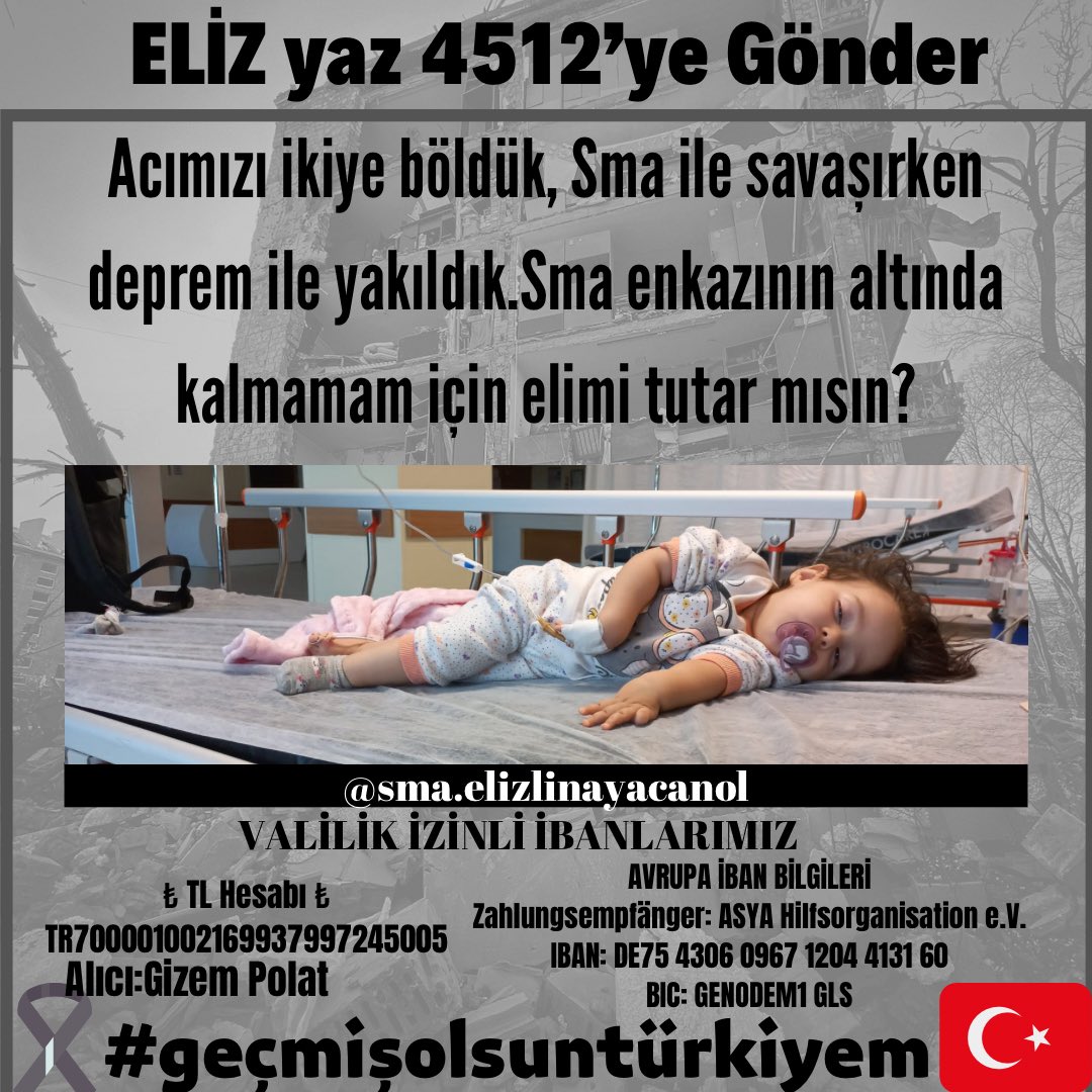 Eliz’in Sma enkazının altında kalmaması için elinden tutmanıza ihtiyacı var 🙏 Gün birlik olma günü ,Eliz yaşasın diye ellerimizi birleştirelim mi ?🙏 #kahramamaras #okullaracilsin #ahbab #Pakistan #onlineegitimistemiyoruz #Rihanna