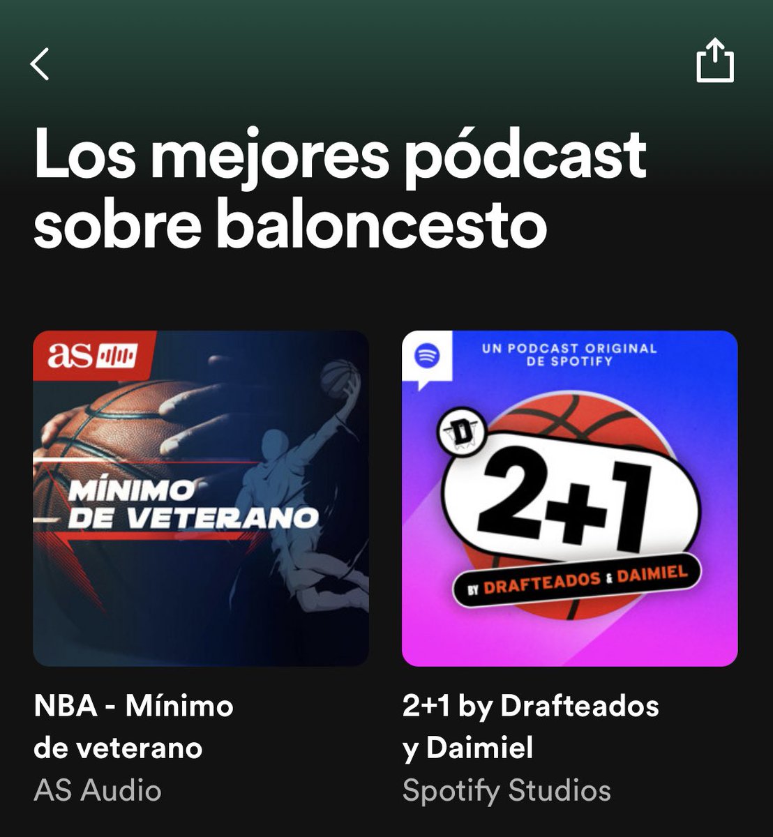 JMachicado_'s tweet photo. Nada mal empezar la semana del All-Star de la NBA con #MínimoDeVeterano liderando en @SpotifySpain y @ApplePodcasts.

✅ Mejor podcast de baloncesto.

✅ Destacado en los episodios más escuchados. https://t.co/thsUeeDlGh