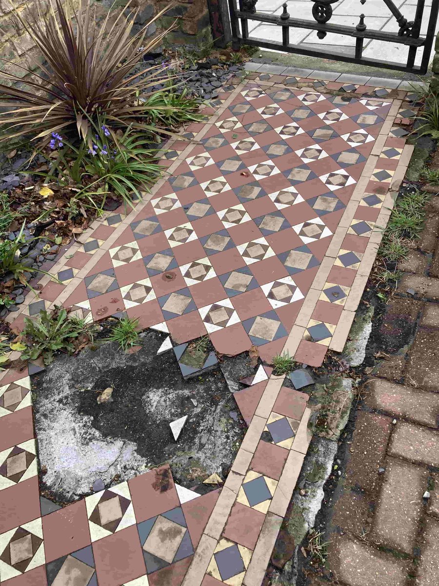 TomRussellTile's tweet photo. Damaged Victorian Tiled Pathway Fully Restored in Surbiton- https://t.co/fxa2jCyzrF @C21Royale #victorianpath #vintagetiles #tilerestoration #victoriantilecleaning #victoriantilerestoration #PeriodFeatures #floorrestoration #HomeImprovement #pathcleaning #periodproperty #Surbiton https://t.co/N4aNqbwCKr