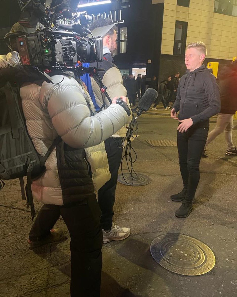 Brownie89's tweet photo. Really enjoyed been part of the Leeds United &amp; Manchester United double header production for Match of the Day 📺⚽️ https://t.co/exQJXKKbFC