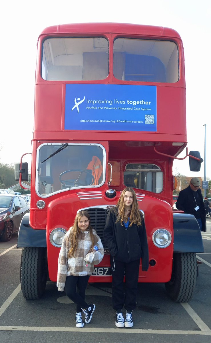 Half term first stop #education lots of friendly faces <a href="/Wymondham/">L Cross</a> Waitrose ready to talk to you about a career in social care and health. You can even grab an interview, these two were a little young though! They're there until 4pm today. <a href="/CareSectorNfk/">NorfolkCareJobs</a> <a href="/NSCSLtd/">N&SCS💚💙🏳️‍🌈</a>