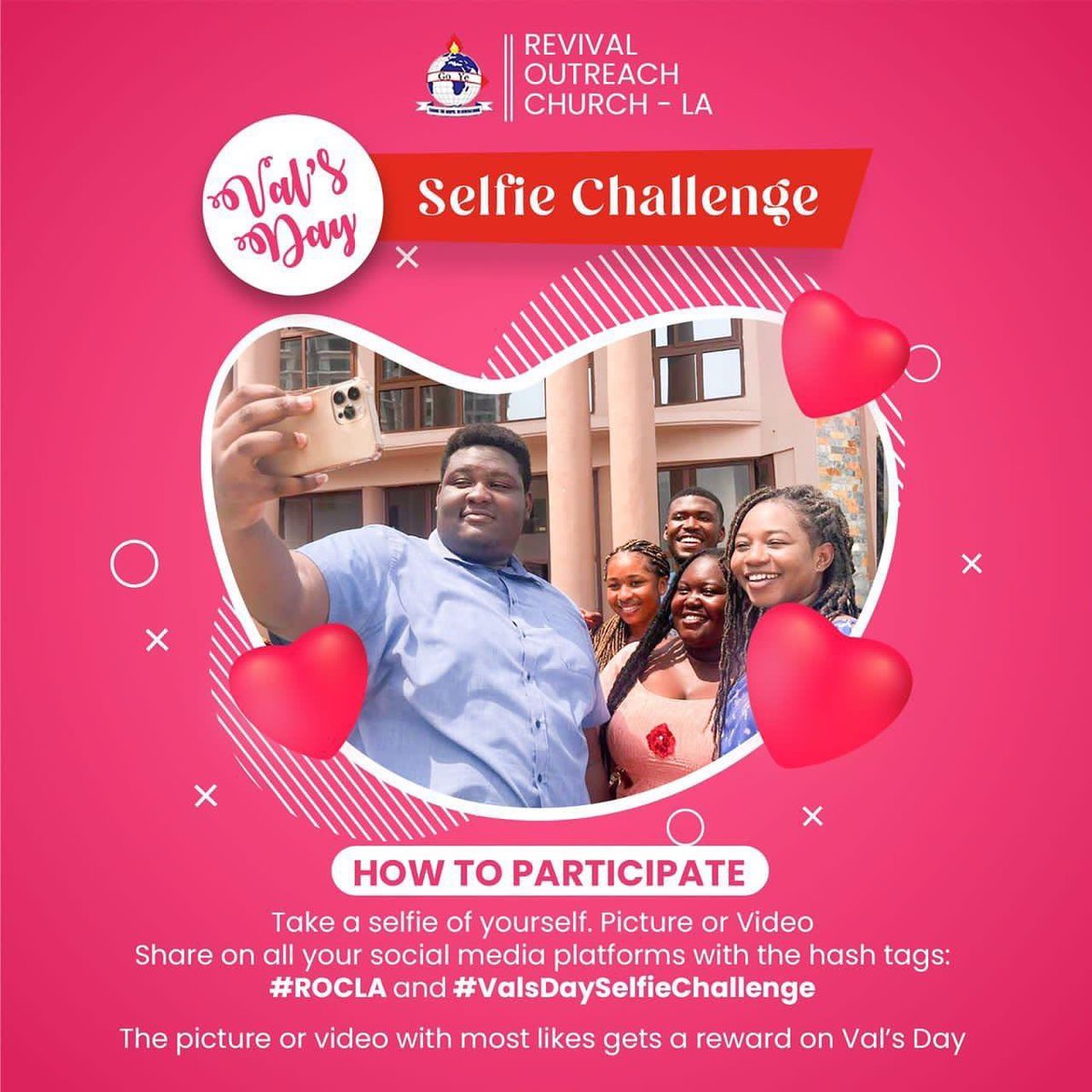 sangmorkie's tweet photo. Yaaaassss. It’s the ROC selfie challenge. Dets on the flier. Participate. I’m excited 💃🏽💃🏽💃🏽. #ROCLA #ValsDaySelfieChallenge https://t.co/iLxlWPVM25