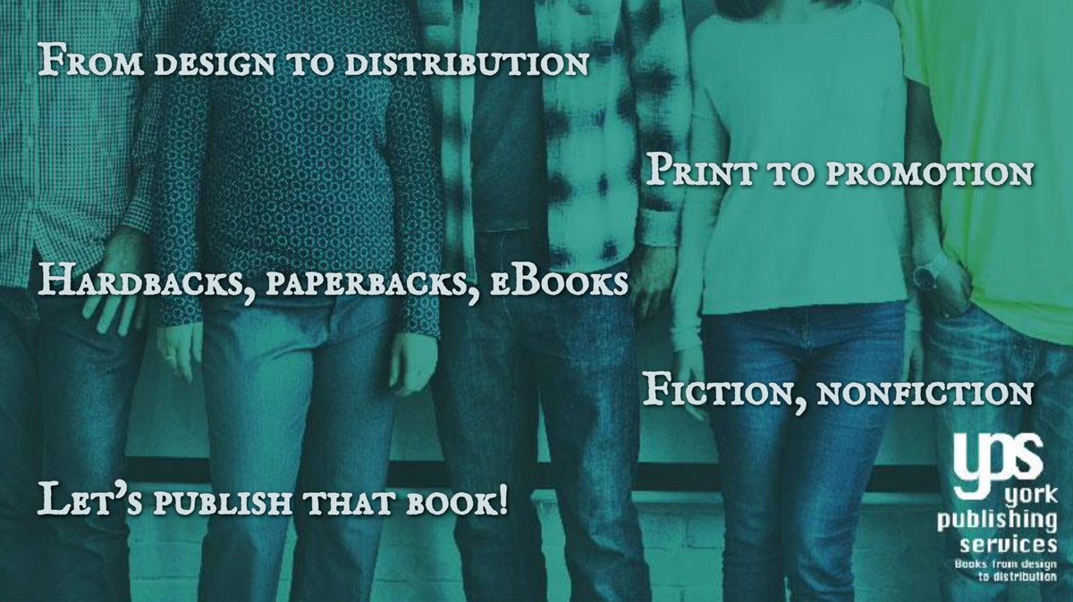 ypspublishing's tweet photo. Get in touch now for any and all services in publishing! ๐๐ค
#selfpublishing #selfpublishedauthor #publishing. #bookpublishing #author #authorsoftwitter #bookprint #bookdistribution https://t.co/vJqJYvz1rU