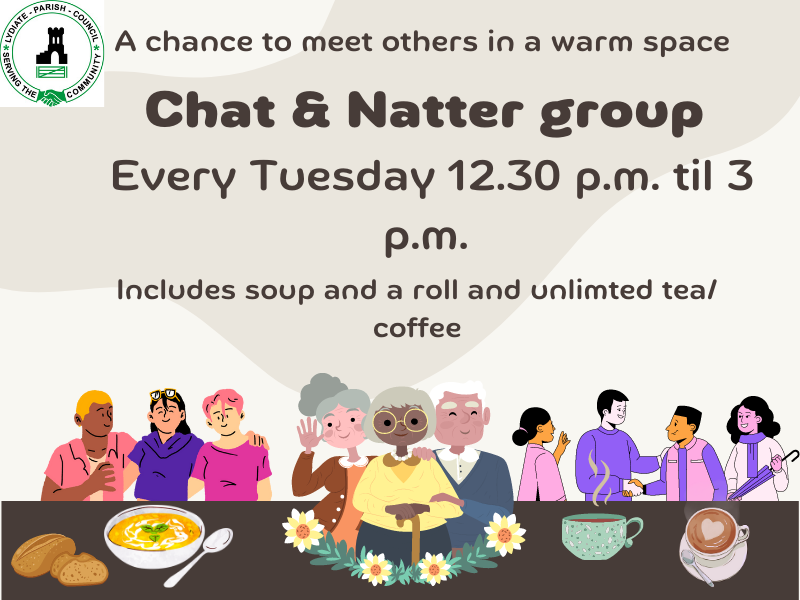 Every Tuesday 12.30 p.m. til 3 p.m. at Lydiate Village Centre #Lydiate