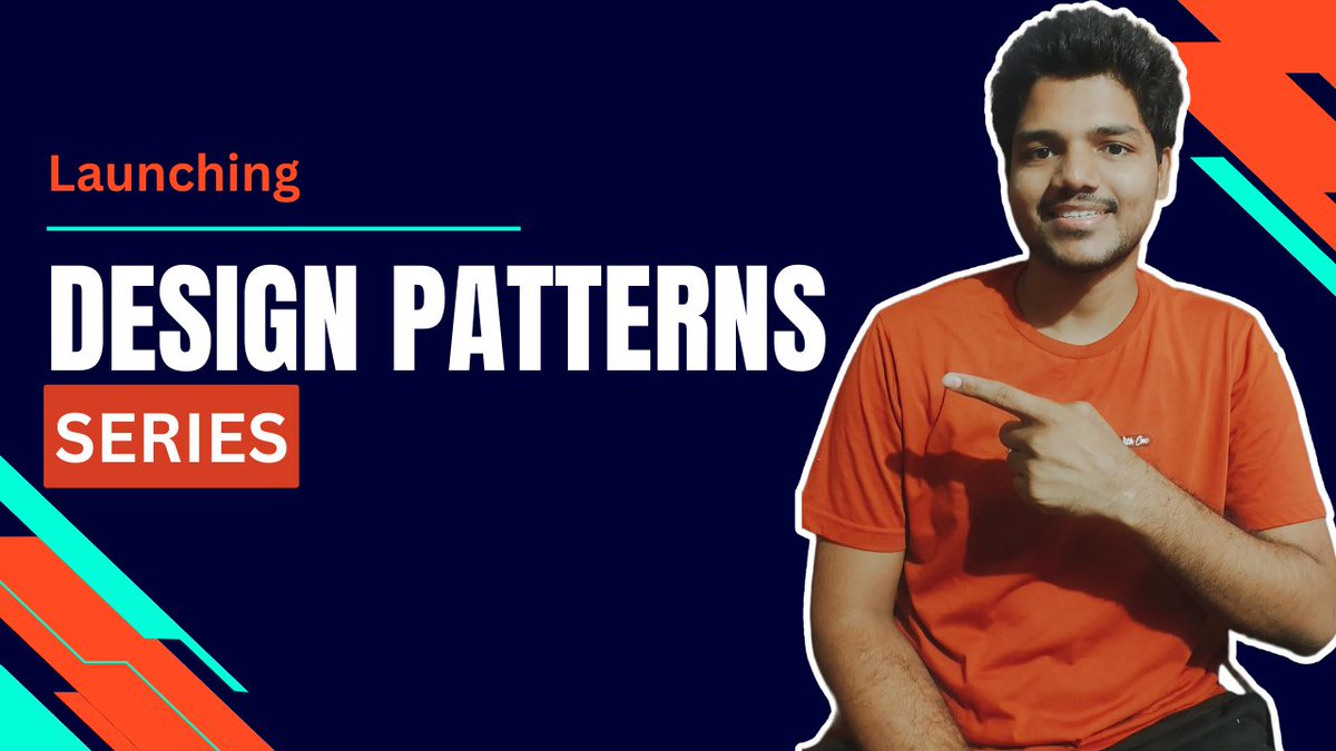 lavakumar287's tweet photo. The new #DesignPatterns #Series is Launching on My @YouTube Channel please check out the First video on Wednesday

https://t.co/l0Yy2fhX7W

#java #programming #code #sde #sde2 #problemSolving #design #gangoffour https://t.co/dUlnFkUDzT