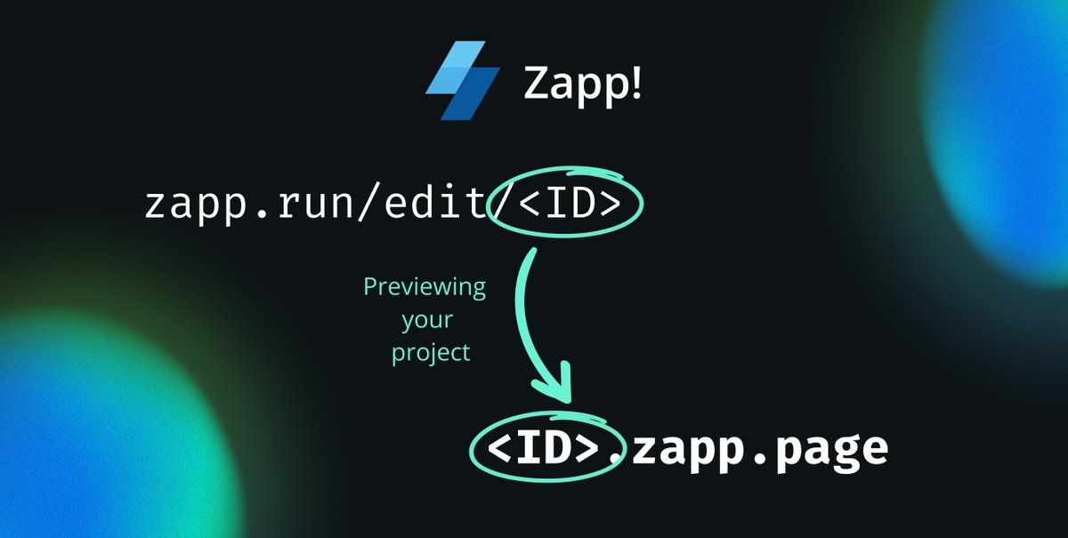 ⚡ Meet Zapp! Feature: 🔥 Previews

Zapp! Flutter projects can access instant previews via zapp.page domain. This is a great way to share your work with others or to test your project on different devices.

Discover more → docs.zapp.run/features/previ…