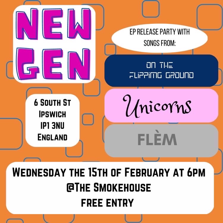 The talented youth music group New Gen will be launching their 3 track EP around Mental Health that they have been working on since the end of 2022, at The Smokehouse this Wednesday, 6 - 7pm! Entry is FREE so just turn up on the day! #ipswich #ipswichcommunity #youngpeople
