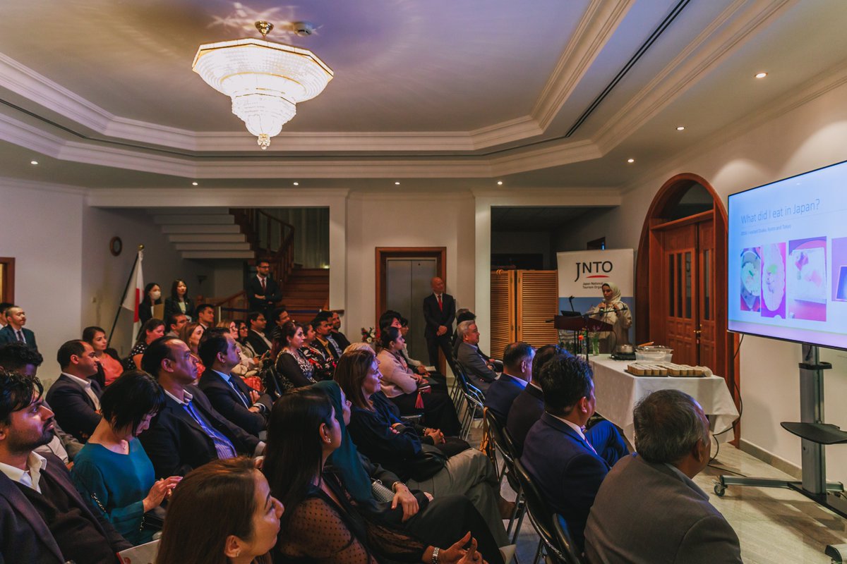 AVIAREPS_ME's tweet photo. Following the success of the Abu Dhabi event we hosted the Dubai JNTO Seminar 2023 in the residence of His Excellency Noboru Sekiguchi the Consul General of Japan to the UAE.

#Dubai #Japan #JNTO #Seminar #AVIAREPSMiddleEast #Events #Travel #Tourism #GCC  #UnitedArabEmirates https://t.co/0Fds3jt16z