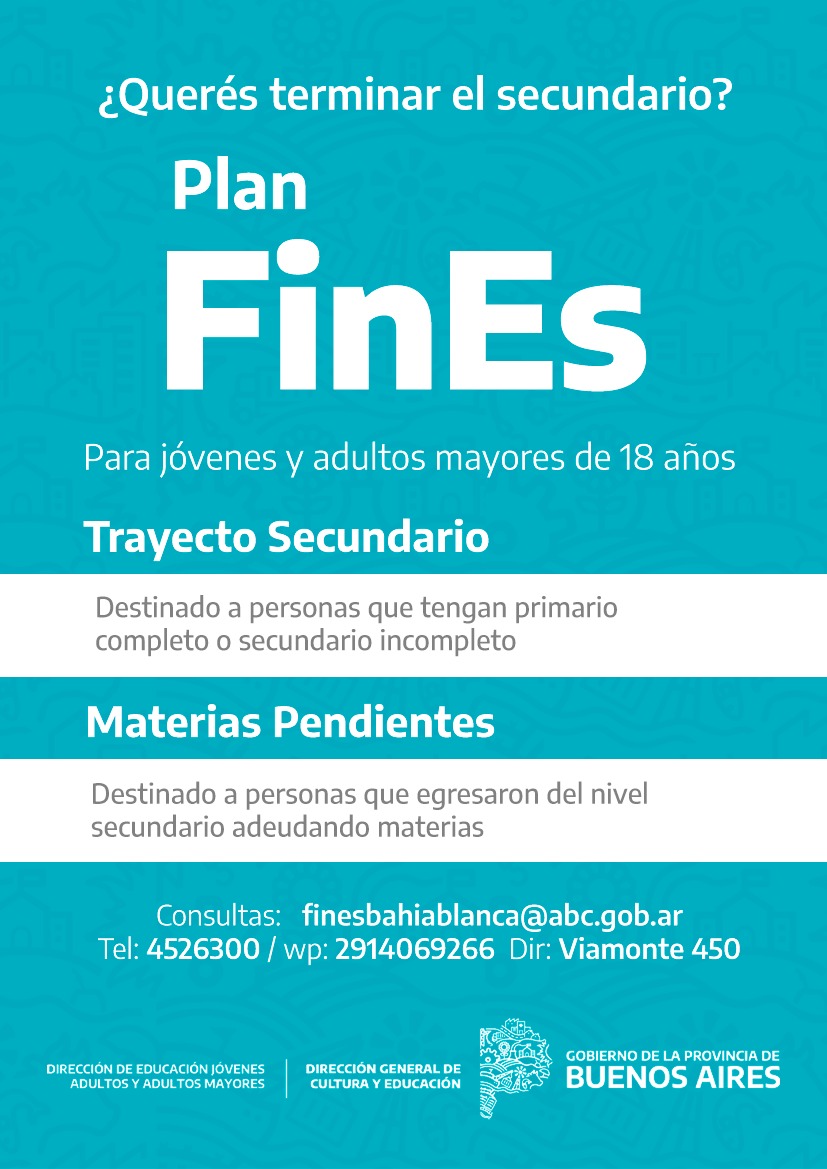 Ffrodriguez3's tweet photo. ¿Querés terminar tus estudios secundarios? ¡Se encuentra abierta la inscripción a FinEs 2023!
Acercate a Viamonte 450 de 16:30 a 19:30 y enterate de la propuesta que tenemos para vos.
Estudiar es tu derecho. Nunca es tarde para terminar ❤️ https://t.co/kYLxewLMUR