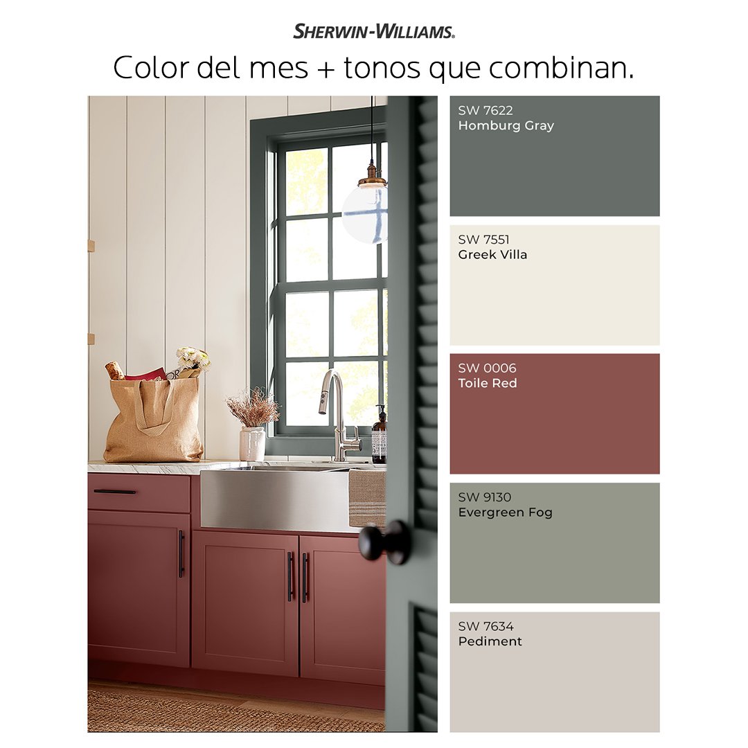 PreguntaSherwin's tweet image. NEUTROS 🤝 
No te pierdas nuestro color del mes de Febrero SW 7622 Homburg Gray. 
Desliza y descubre todos los tonos con los que combina este gris elegante y versátil!
.
.
.
#sherwinwilliams #colordelmes #pintar #deco #diy#renovacion #diseñointerior