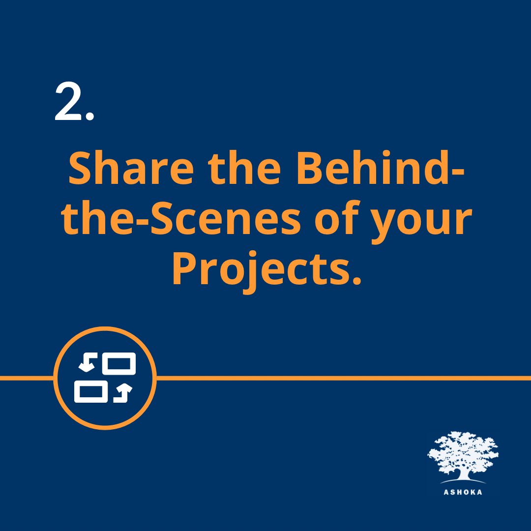 AshokaAfrica's tweet photo. Ways to tell stories on Social Media?
 
🔹Share your Why.
🔹Share the BTS of your projects
🔹Share your wins and impact reach
🔹Share your failures

#storytelling #changemaking #SoEnt https://t.co/wrgiYpooTe