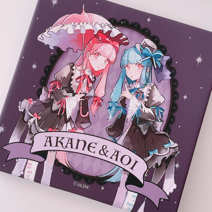 ごしっくぱーてぃーの琴葉姉妹ちゃんのグッズをいろいろ送っていただきました・・・!嬉しい〜かわいい〜 