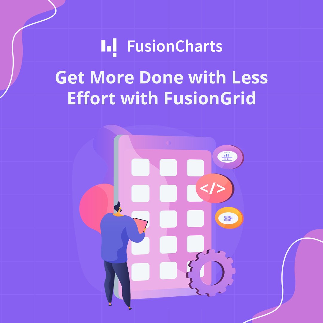 FusionCharts's tweet image. 🧐 Are you tired of switching between multiple tools to manage your data? #FusionGrid is the one-stop solution for all your data management needs. Read on to know more 👉 bit.ly/3ZBkemT

#Fusioncharts #developers #WebDevelopment #webappdevelopment #jscharts