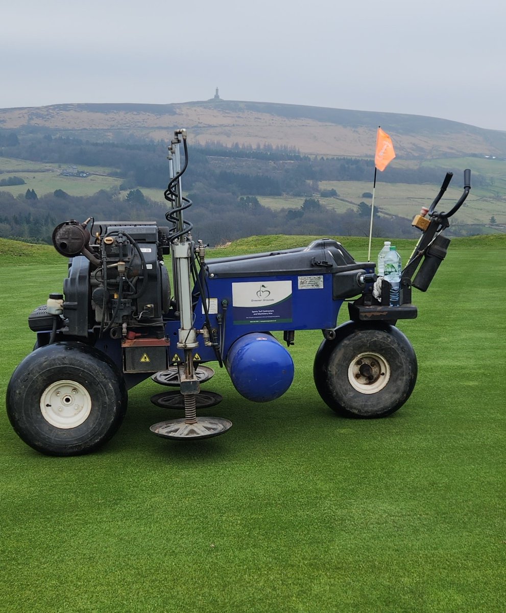 greenergrounds's tweet photo. Aeration is essential this time of year getting ready for the start of the season, both the #Air2G2 and #ProCore648 can help keep the surface open and relieve compaction. Nice and light with little weight for any wet ground conditions https://t.co/pt2wbGYeFo