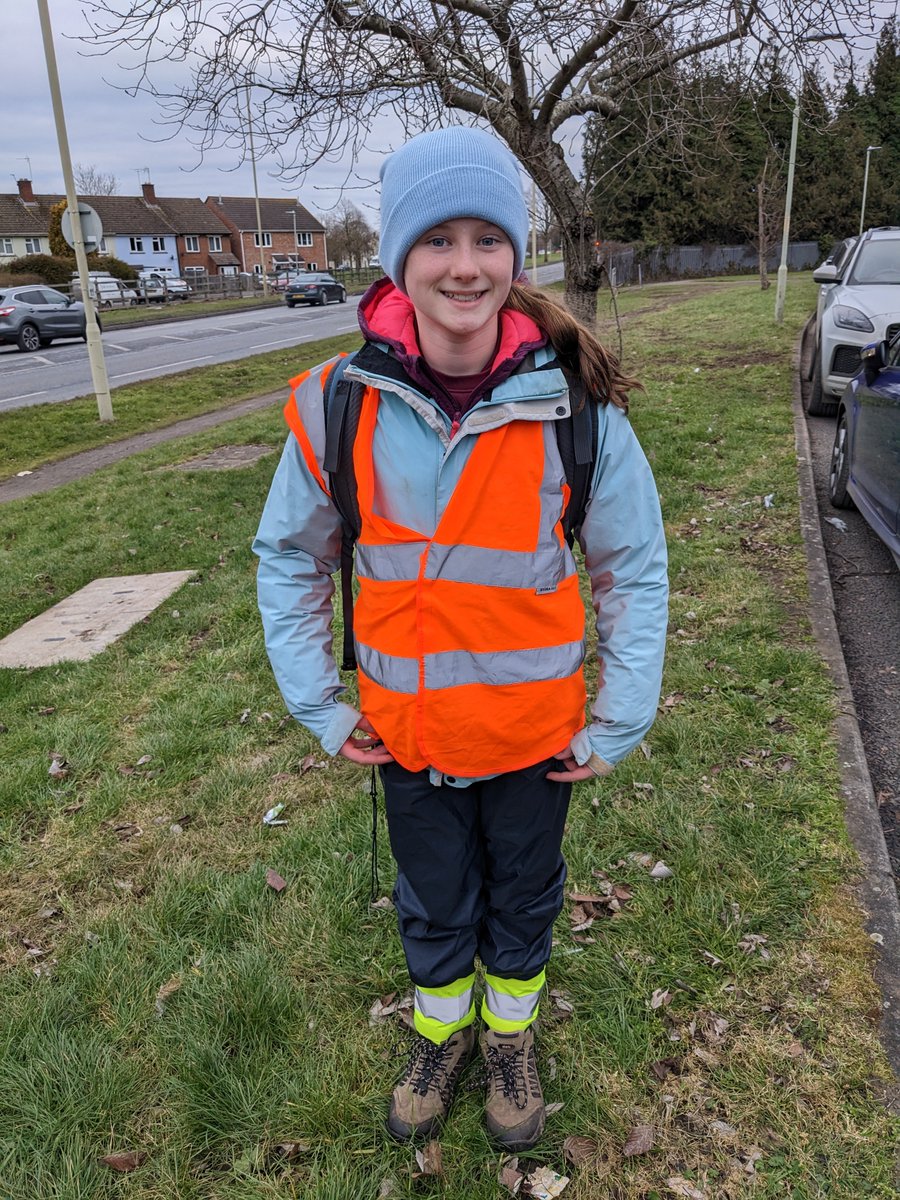 TheCryptSchool's tweet photo. Congratulations to #CryptYr7 Tabitha who took part in the @CotsMarathon over the weekend with a group from Staunton and Corse Scouts.  Tabitha is one of a number of students who took part as well as some of our staff who helped out along the checkpoints - a fantastic event!🚶‍♀️🚶‍♂️🥾 https://t.co/ihk2VaS8Si