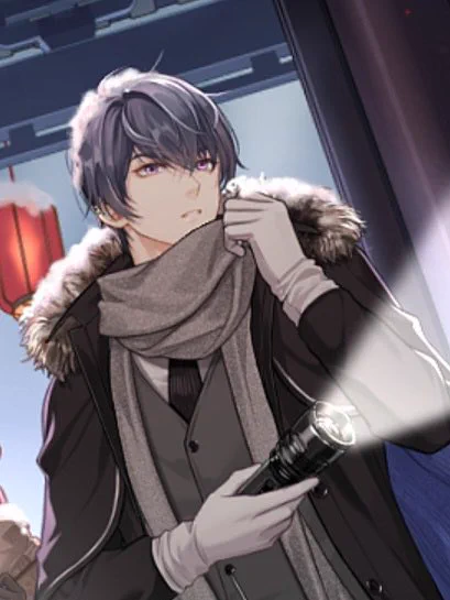 Aight so when i got this invitation/wallpaper in TOT (gufeng event), I thought marius looks like fatui childe but with scaramouche hair and eye color  