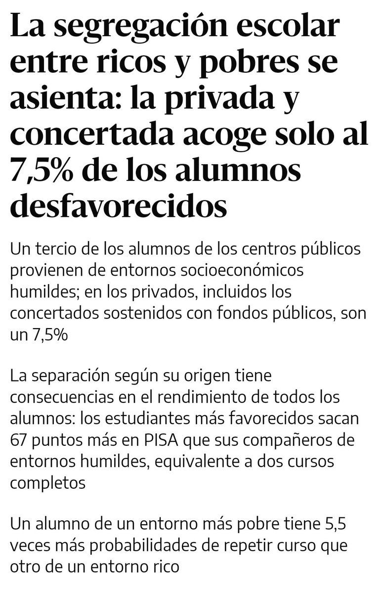 tonisolano's tweet photo. Si aún tenéis dudas de cómo sería una sanidad concertada, cambiad en estos titulares la palabra escuela o colegio por la palabra hospital o ambulatorio. https://t.co/BJJdJw7kVH