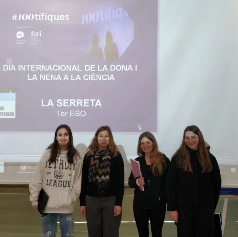 A1r d'ESO ens ha visitat la Virgínia Amador, del centre d'investigació IDIBAPS amb motiu del #Dia Internacional de les Dones i les Nnes en la Ciència.
#100tifiques #inslaserreta