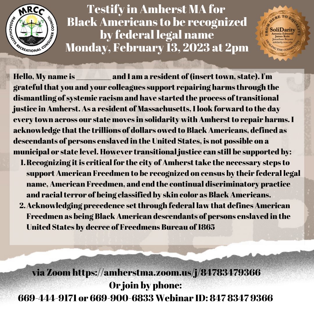 ne_ados's tweet photo. City Council mtg Thurs. 2/16 at 7pm E
Agenda and link : https://t.co/vqfyg0htMn
City Councilors: https://t.co/5YsiwSqtQo
Northampton Reparations Committee org: https://t.co/HROiPvs0zd
@Jonatha04756553 @mookanomics
@ShanetteDrayton @the_rec_report @MACONSUMERS @Apanage21 https://t.co/jbE2zS8xf6