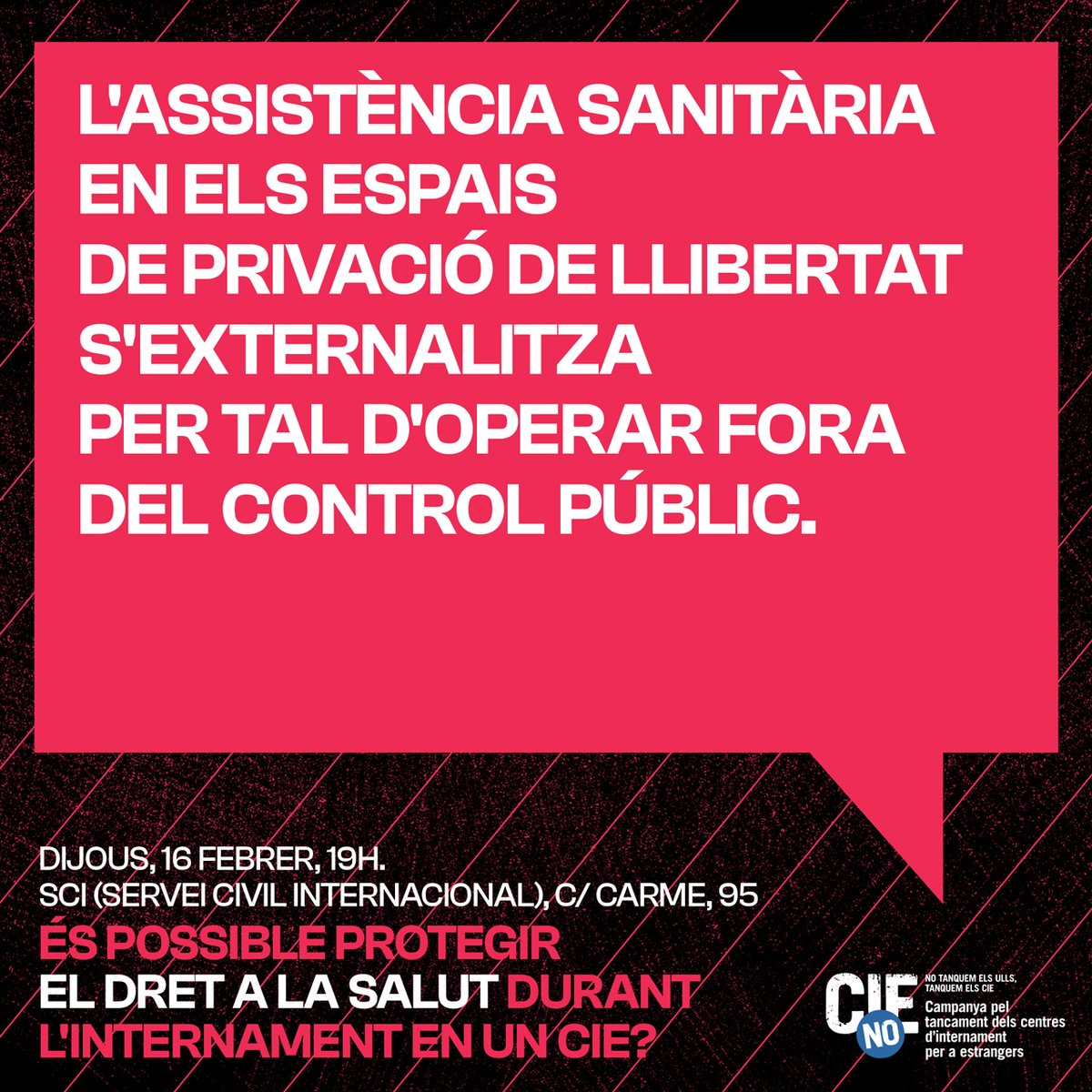 Tanquem els CIE! tweet media