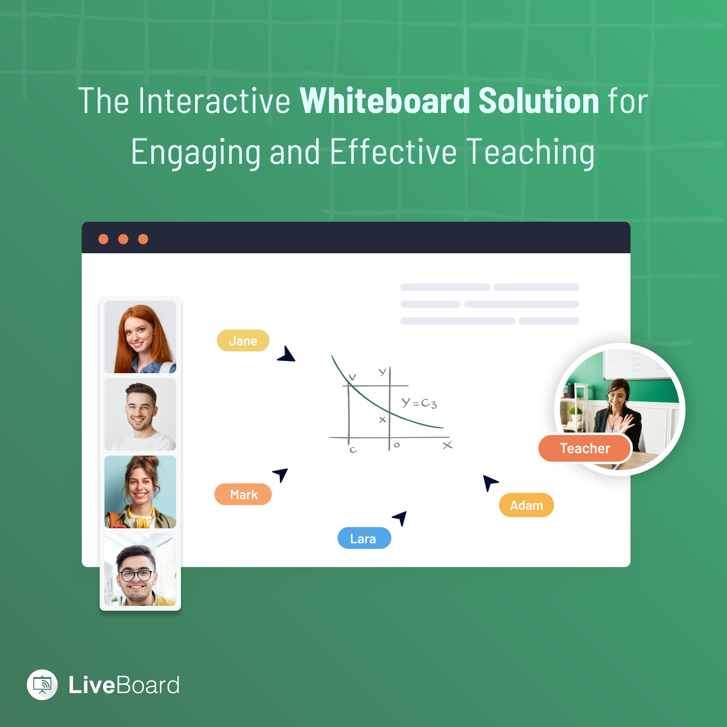 Use Live Whiteboard for Instructor-Paced Lessons and Quizzes