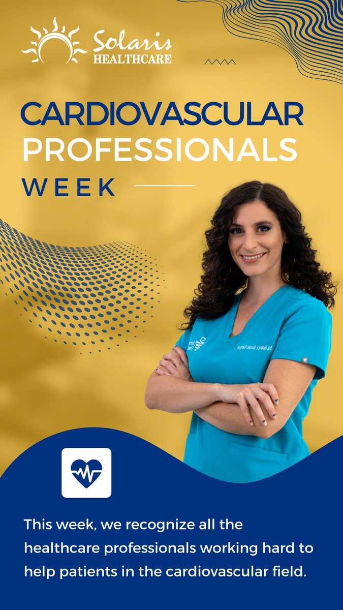 SolarisPCFL's tweet photo. This week, let's take a moment to recognize the dedicated professionals in healthcare focused on protecting our hearts and well-being. Our cardiovascular heroes work tirelessly for us - let’s make sure we thank them for all their hard work! 
#SolarisStrong💙 #SolarisPlantCity https://t.co/JY0iyB9arY
