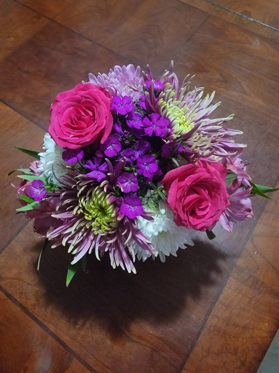 Incredibly thankful for my team! They brought me these beautiful flowers and have been there with hugs and support as I return to work and am still dealing with the shock of losing my dad. Love my team! <a href="/RISD_ISSteam/">RISD Instructional Support Specialist Team</a>