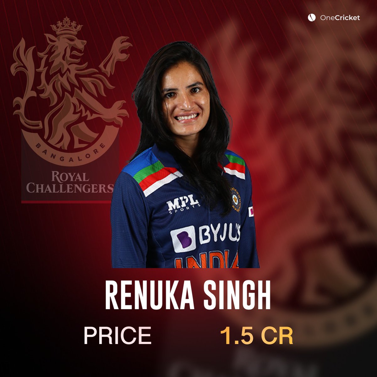 MitulVegda2's tweet photo. ❤️❤️
#RenukaSingh @RCBTweets https://t.co/h6fD6c4qHz