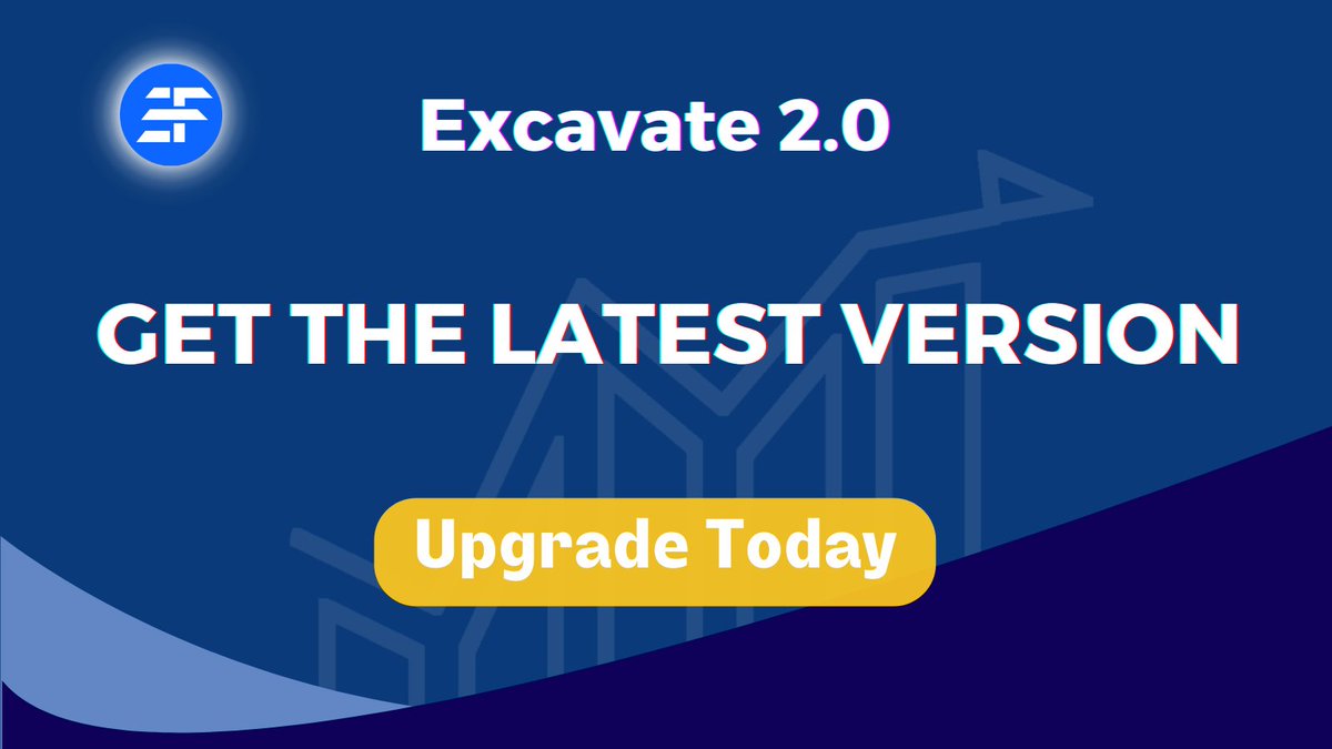 Elevate your investment experience with Excavate 2.0. Get it now: app.excavate.finance. 
The previous version of Excavate can be accessed at v1.app.excavate.finance (V1 app).