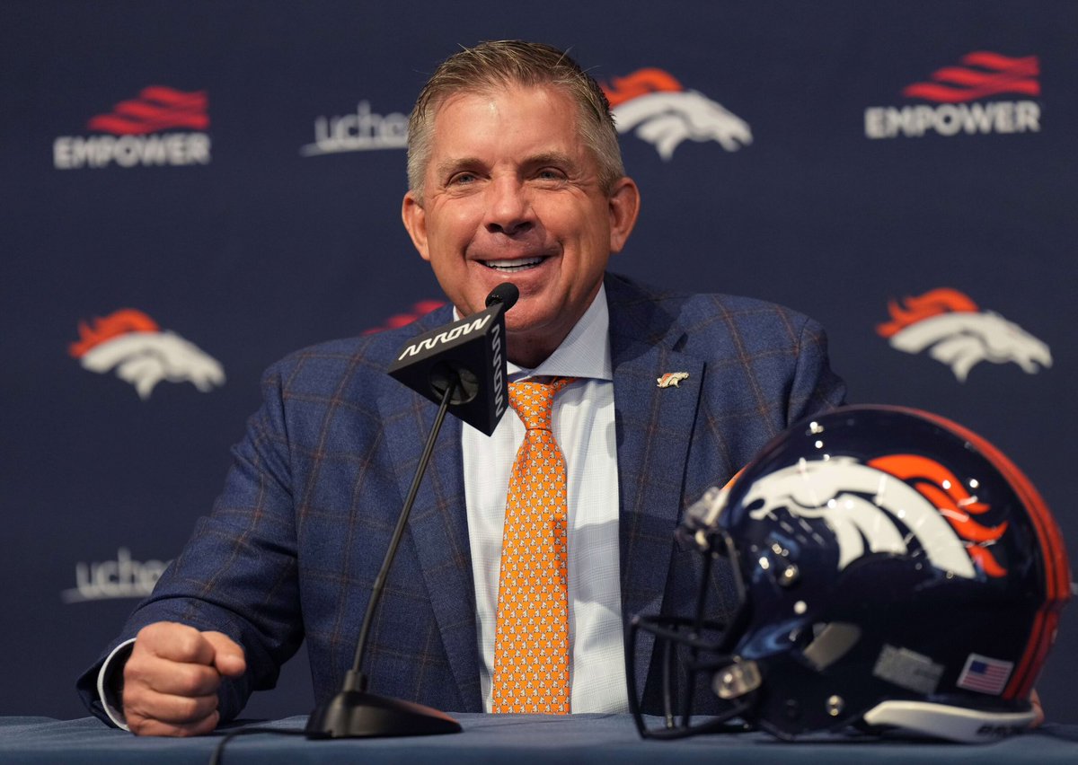 DailyBroncos's tweet photo. Good morning, the Sean Payton era begins https://t.co/xEgSBP5KBU