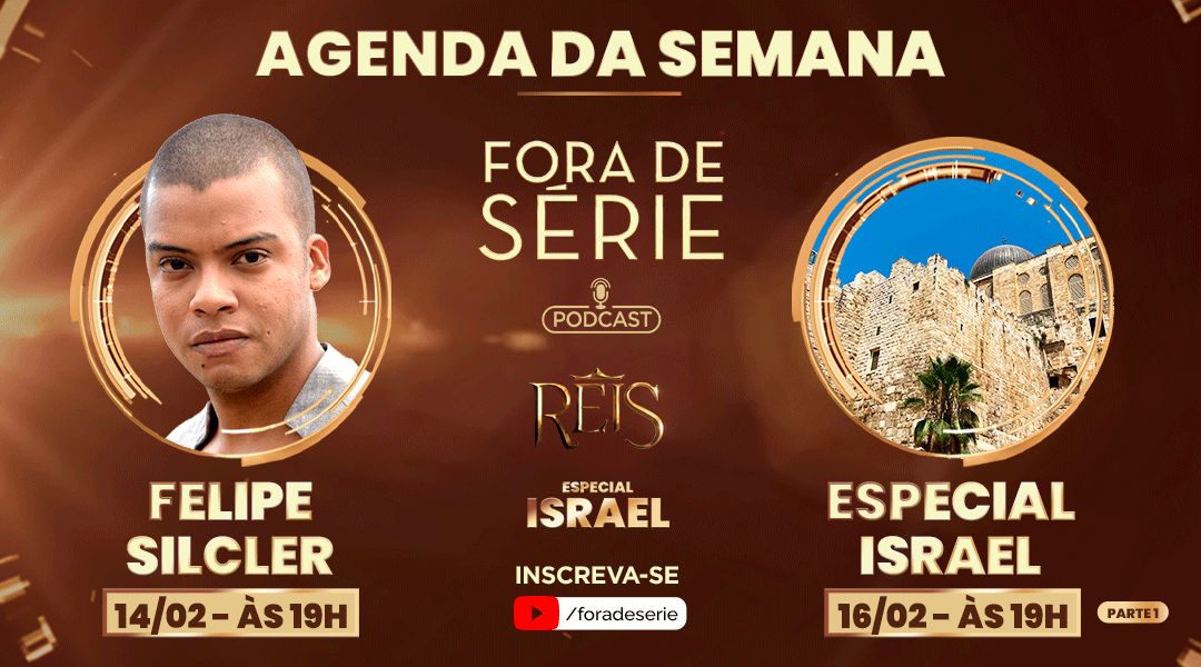 Essa semana no <a href="/ofcforadeserie/">Fora de Série Podcast</a> ✨

#seriereis #especialisrael #foradeseriepodcast