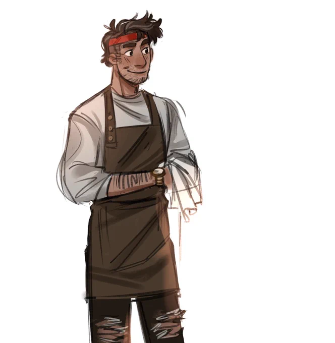 Quick barista Bdubs!#hermitcraftfanart 
