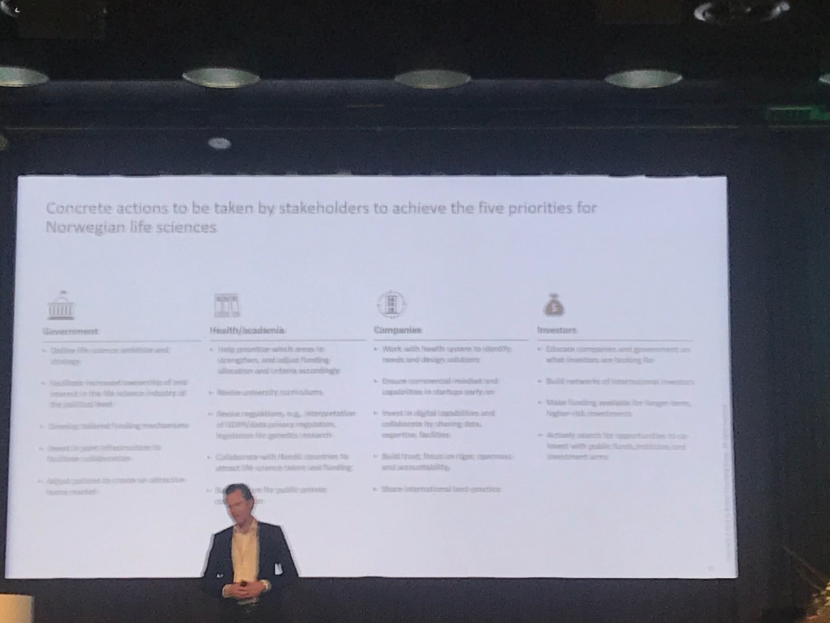 sandeepkarthik3's tweet photo. How to build Norwegian healthcare industry for the future? Gustav Gotteberg, MD and Senior partner at @Boston consulting group, highlighting key challenges and way ahead along with other speakers.
@UiO_LifeSci #Norwaylifescience2023 #OsloScienceCity @UniOslo_MED @UniOslo https://t.co/iHYidn6FEL