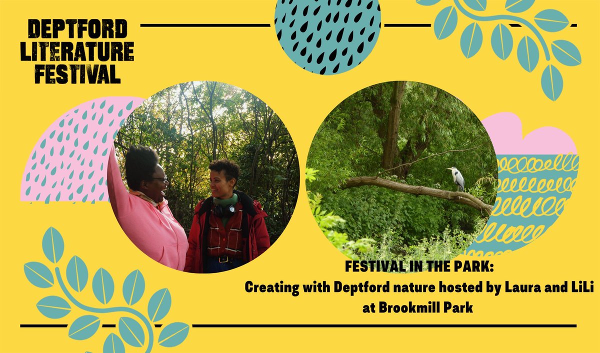 We're excited to be a part of @stwevents #DeptfordLitFest Come along to Poetry in the Park on Sat 18 March 1030. BSL interpreted. Free! But be sure to register here: bit.ly/3HTkGEV
Brookmill is a small park with so much scope for the imagination to fly!